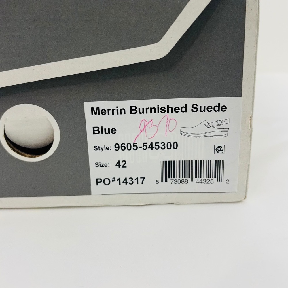 New Dansko Merrin Blue Slingback Mule Comfort Shoes Women's Size 42 | 11.5 - Picture 9 of 10